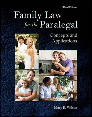 Family Law for the Paralegal: Concepts and Applications (3rd Edition) - Epub + Converted pdf